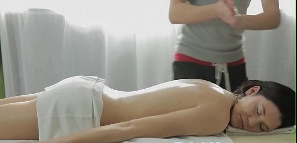  Massage babe assfingered before sensual anal